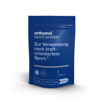 Orthomol Sport Protein Vanille-Getränkepulver, 16er Packung