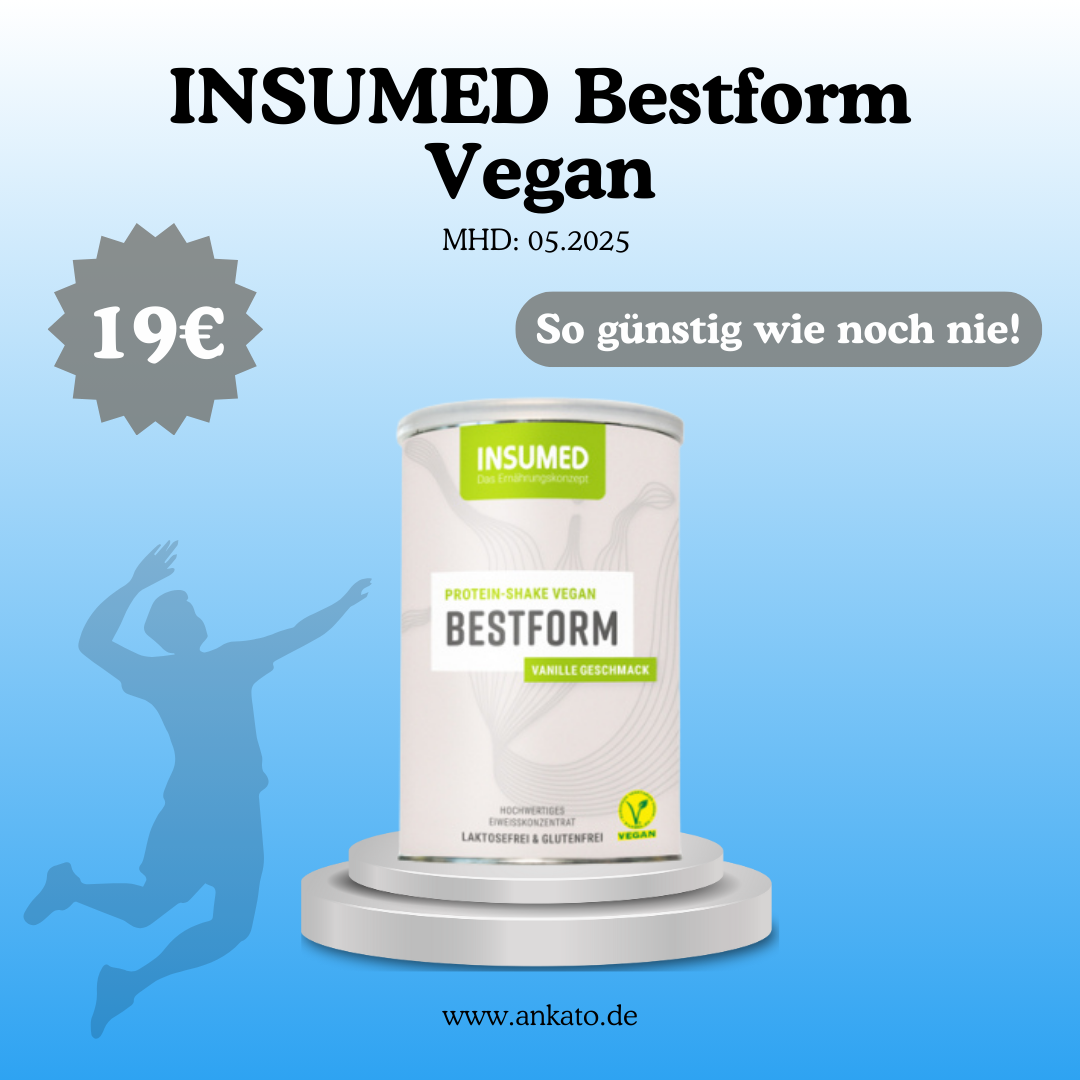 INSUMED Bestform Vegan, 400g, MHD 05.2025