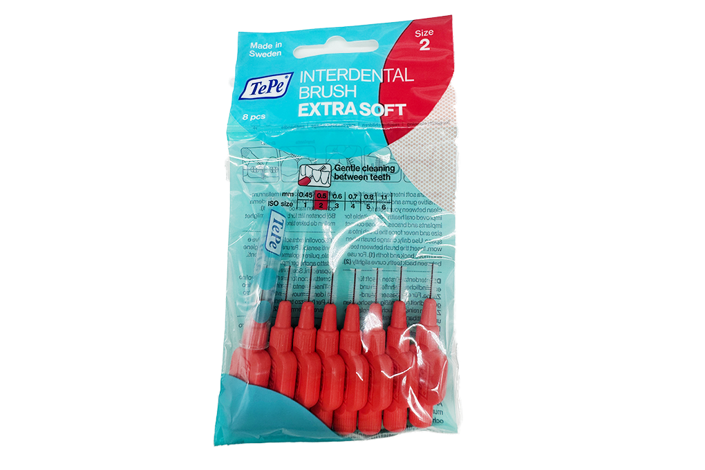 TePe Zahnzwischenraumbürsten x-soft rot 0,5 mm; 8 Stück TePe Zahnzwischenraumbürsten x-soft rot 0,5 mm; 8 Stück