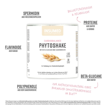INSUMED Phytoshake Cardiobalance, 450g, MHD 12.2026