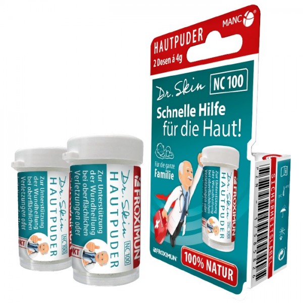 FROXIMUN Dr. Skin NC 100 Hautpuder, 2x4g FROXIMUN Dr. Skin NC 100 Hautpuder, 2x4g