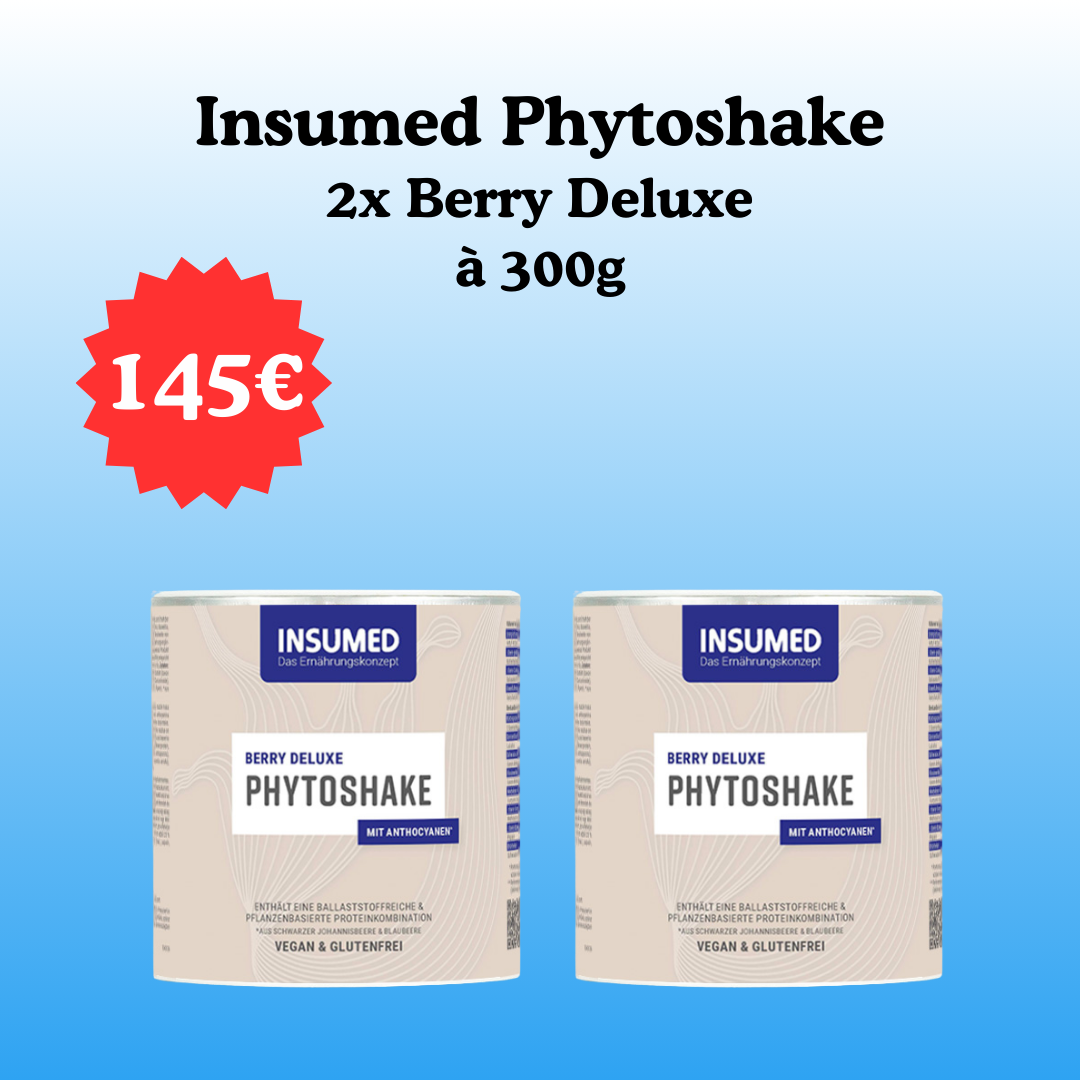 INSUMED Phytoshake 2x Berry Deluxe à 300g