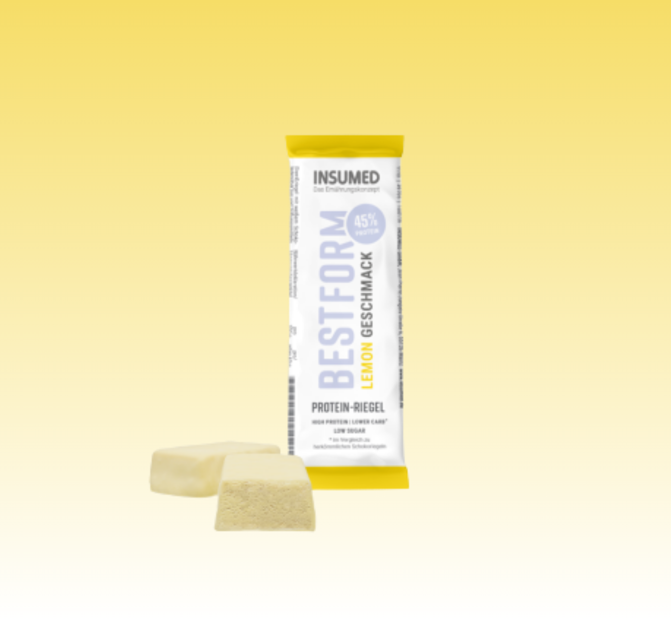 INSUMED BESTFORM Protein-Riegel Lemon, 1x40g, MHD 03.2027