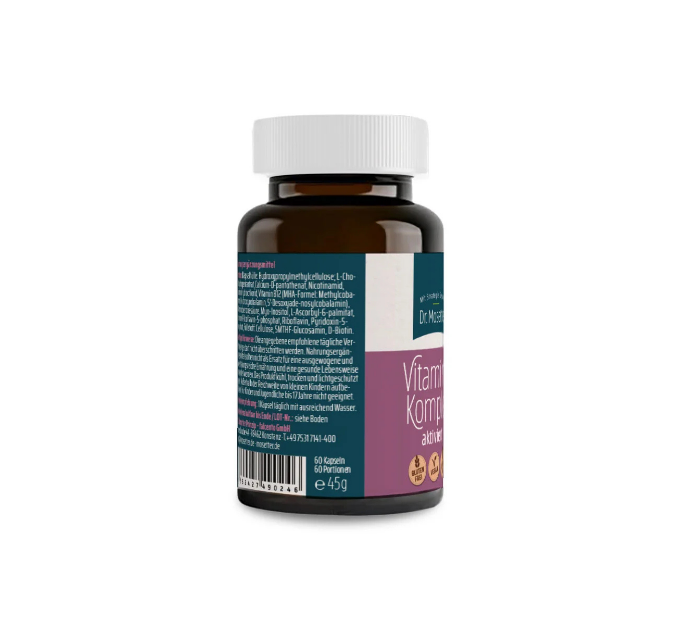 Dr. Mosetter Vitamin B Komplex aktiviert, 60 Stück