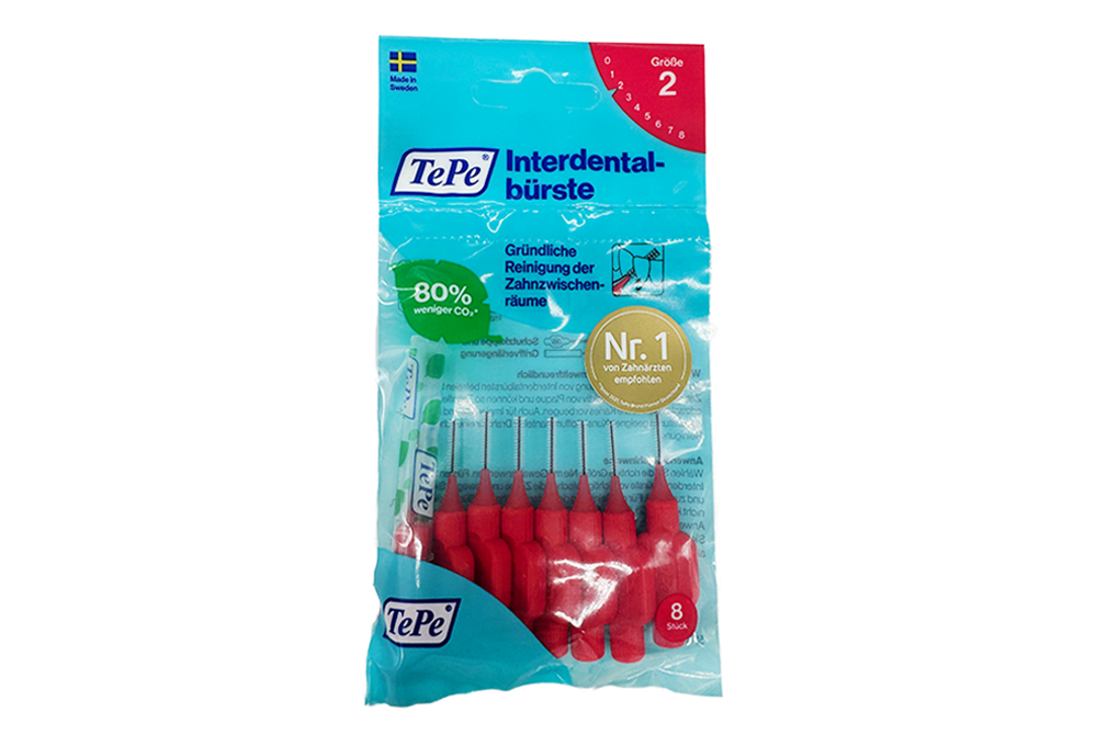 TePe Zahnzwischenraumbürsten rot 0,5 mm; 8 Stück TePe Zahnzwischenraumbürsten rot 0,5 mm; 8 Stück