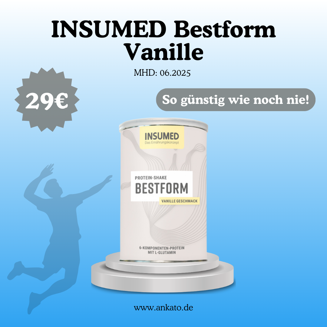 INSUMED Bestform Vanille, 350g, MHD 06.2025
