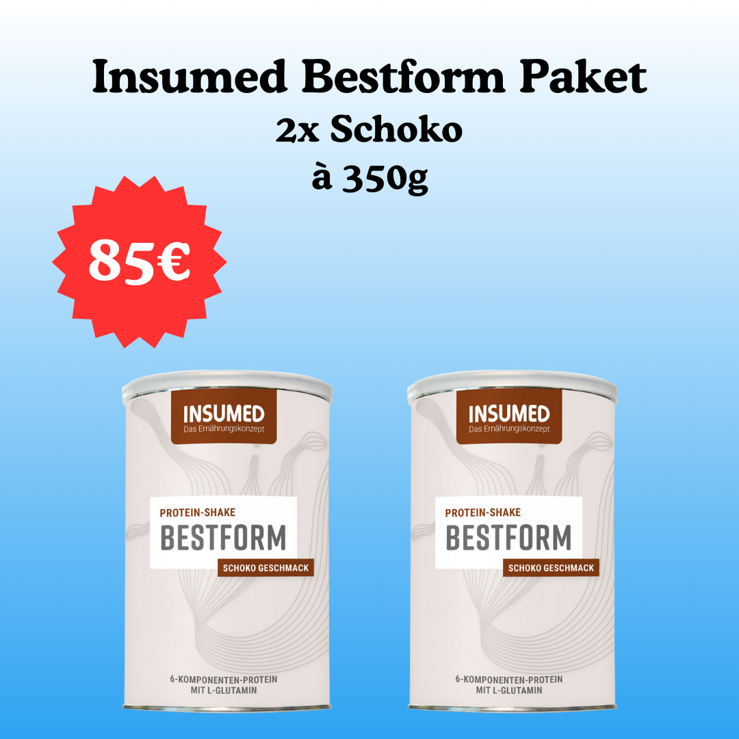 INSUMED Bestform Paket, 2x Schoko à 350g