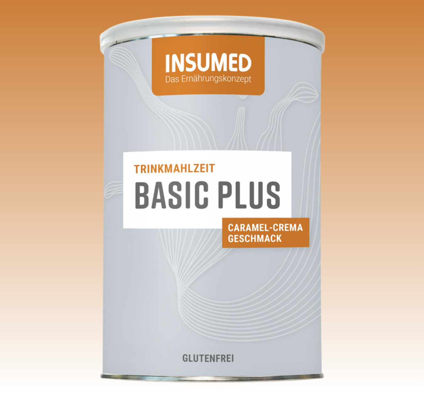 INSUMED Basic Plus Caramel-Crema, 400g, MHD 04.2026