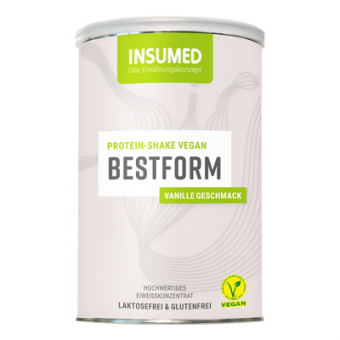 INSUMED Bestform Vegan, 350g, MHD 05.2026 INSUMED Bestform Vegan, 350g, MHD 05.2026