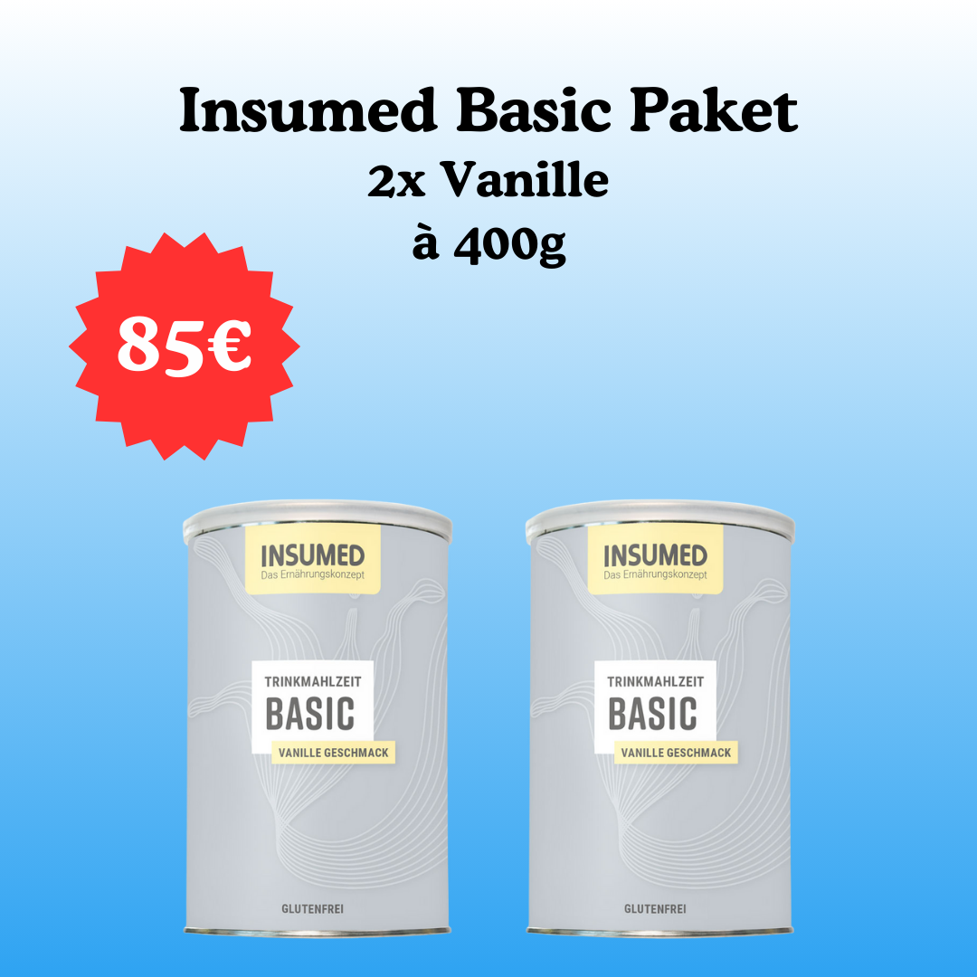INSUMED Basic Paket: 2x Vanille à 400g