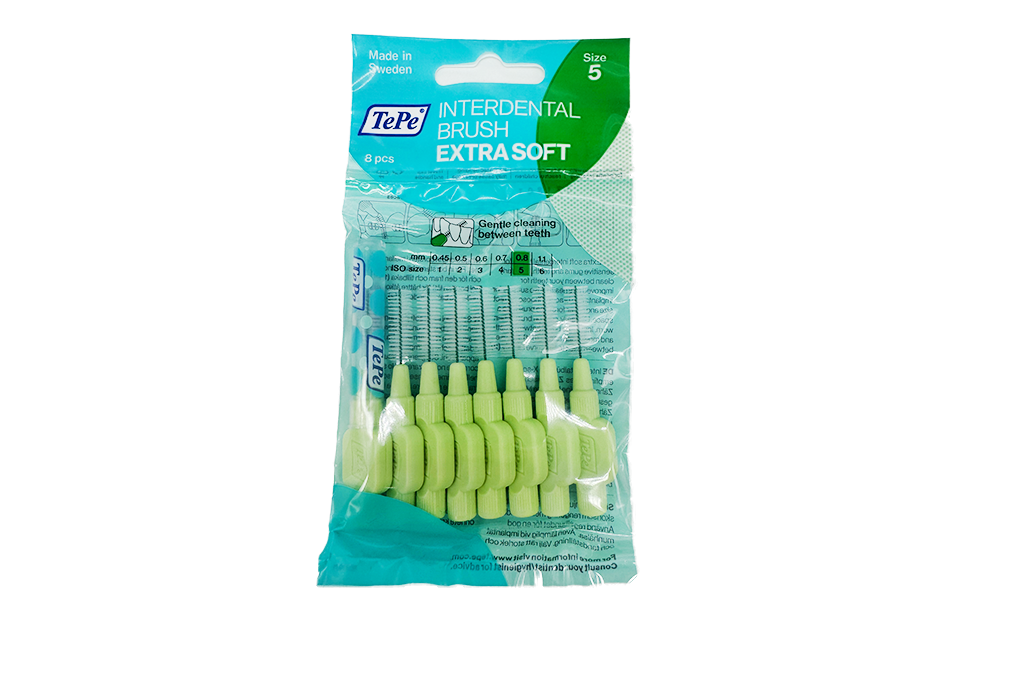 TePe Zahnzwischenraumbürsten x-soft grün 0,8 mm; 8 Stück TePe Zahnzwischenraumbürsten x-soft grün 0,8 mm; 8 Stück