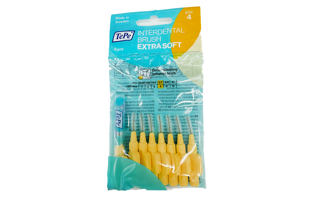 TePe Zahnzwischenraumbürsten x-soft gelb 0,7 mm; 8 Stück TePe Zahnzwischenraumbürsten x-soft gelb 0,7 mm; 8 Stück