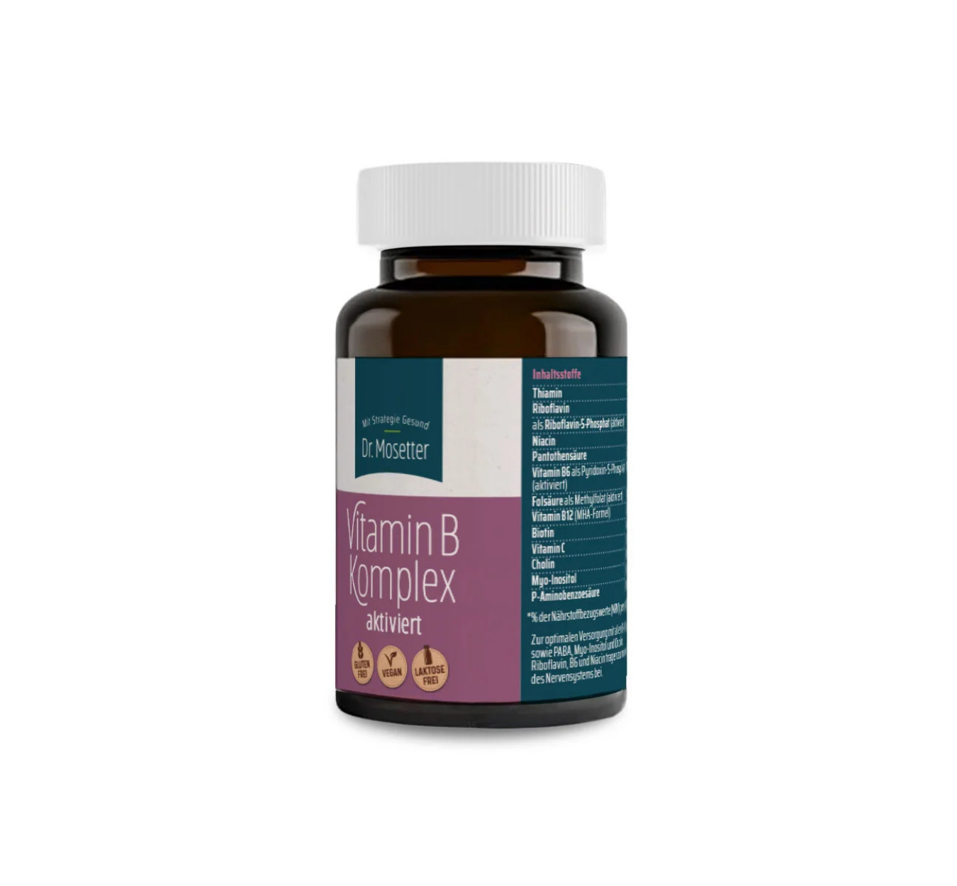 Dr. Mosetter Vitamin B Komplex aktiviert, 60 Stück