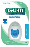 GUM Easy Floss, PTFE-Zahnseide, gewachst, 30m 